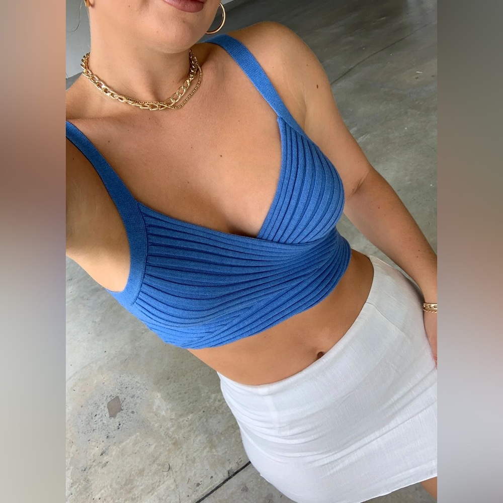 COPY - Princess Polly Arlene Top Blue